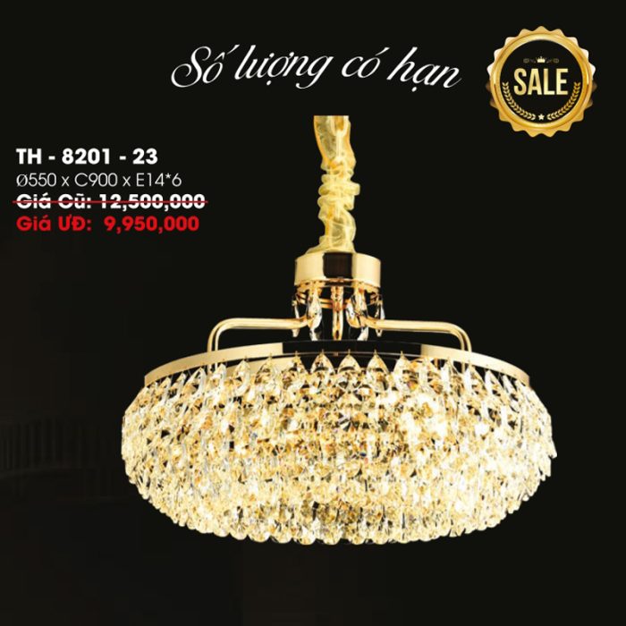 Đèn Thả Pha Lê TH-8201-23 - Ảnh 1
