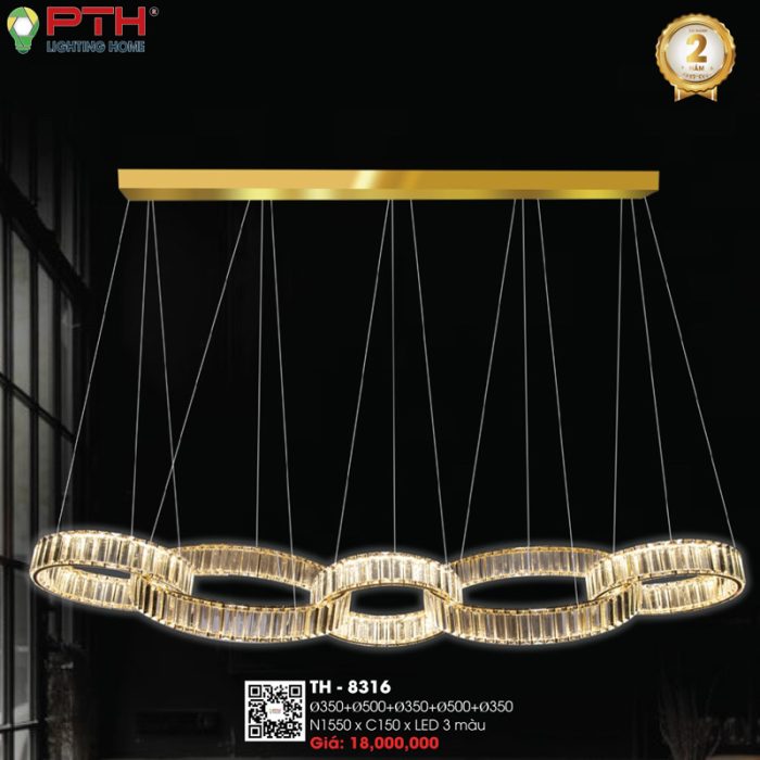 Đèn Thả LED Pha Lê TH-8316 - Ảnh 1