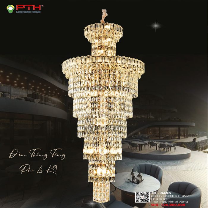 Đèn Thả Chùm Thông Tầng TH-8495 - Ảnh 1