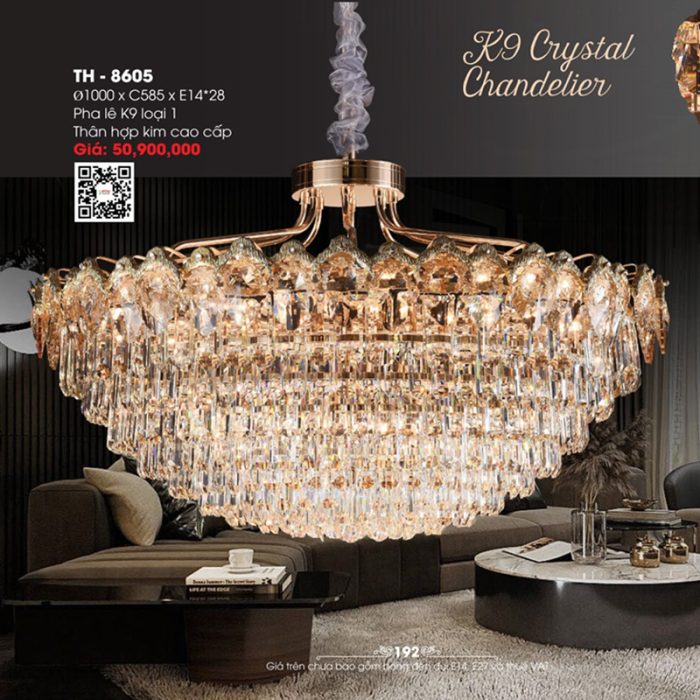 Đèn Thả Pha Lê TH-8605 - Ảnh 1