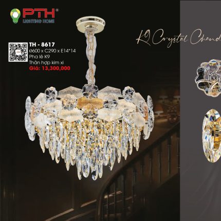 Đèn Thả Pha Lê TH-8617