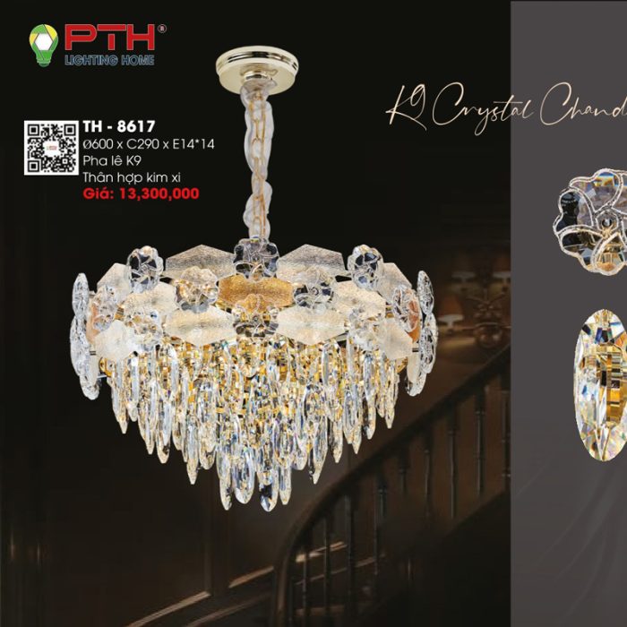 Đèn Thả Pha Lê TH-8617 - Ảnh 1