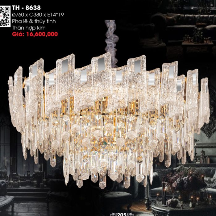 Đèn Thả Pha Lê TH-8638 - Ảnh 1