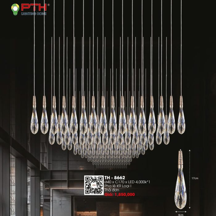 Đèn Thả Pha Lê TH-8662 - Ảnh 1
