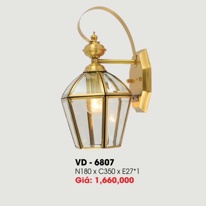 Đèn Vách Xi Đồng VD-6807 - Ảnh 1