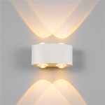 Đèn Gắn Tường Ngoài Trời VNT-619-19 TRẮNG